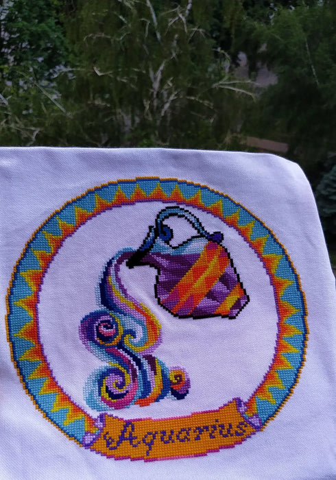 Aquarius 2 - PDF Cross Stitch Pattern