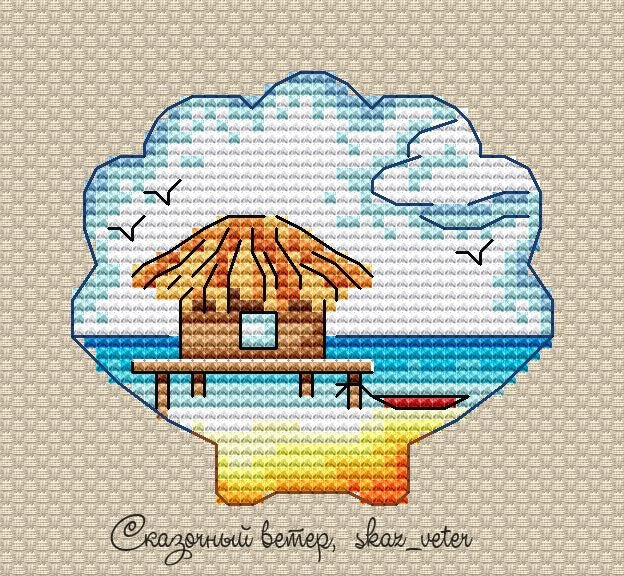 Bungalow - PDF Cross Stitch Pattern