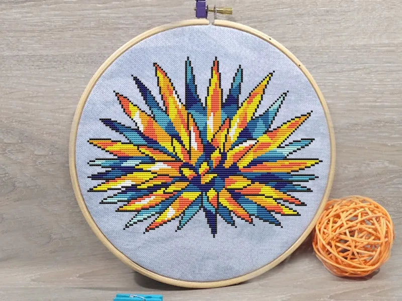 Sea urchin - PDF Cross Stitch Pattern