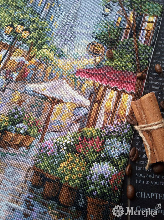 Rainy Paris K-162 Counted Cross-Stitch Kit - Wizardi