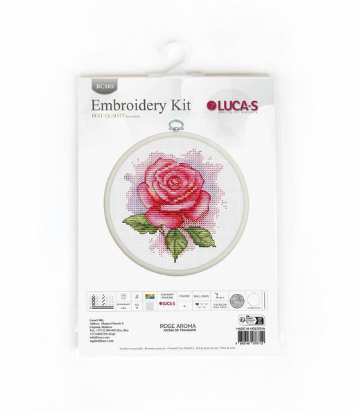 Rose Aroma BC105L Counted Cross-Stitch Kit - Wizardi