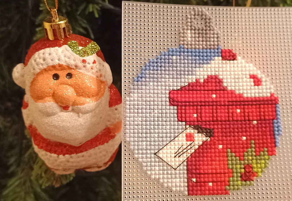 Christmas ball. Mail - PDF Cross Stitch Pattern