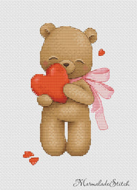 Bear Hugs p.1 - PDF Cross Stitch Pattern