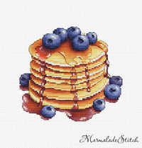 Pancakes - PDF Cross Stitch Pattern