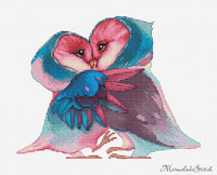Birdies in Love - PDF Cross Stitch Pattern