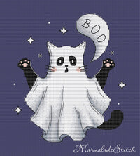 CatGhost - PDF Cross Stitch Pattern