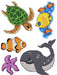 "Sea Dwellers" 101CS Counted Cross-Stitch Kit - Wizardi