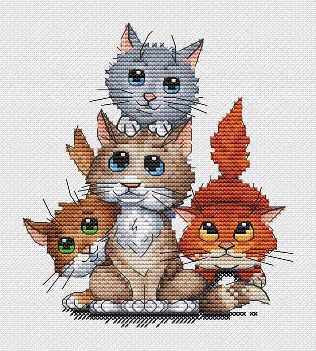 Show us the fish - PDF Cross Stitch Pattern - Wizardi