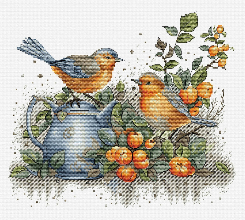 Song of The Birds BU5031L Counted Cross-Stitch Kit - Wizardi