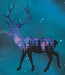 Space Deer - PDF Cross Stitch Pattern - Wizardi