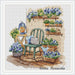 Spring Veranda - PDF Cross Stitch Pattern - Wizardi