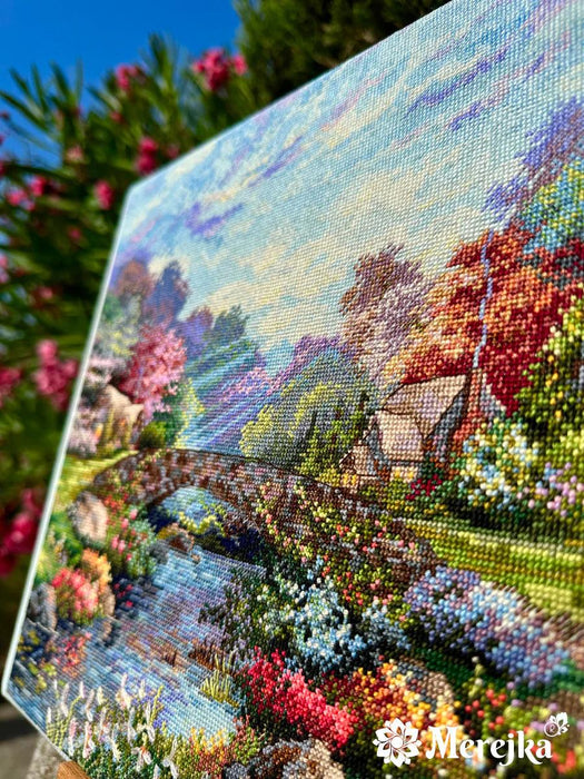 Springtime Glory K-233 Counted Cross-Stitch Kit - Wizardi