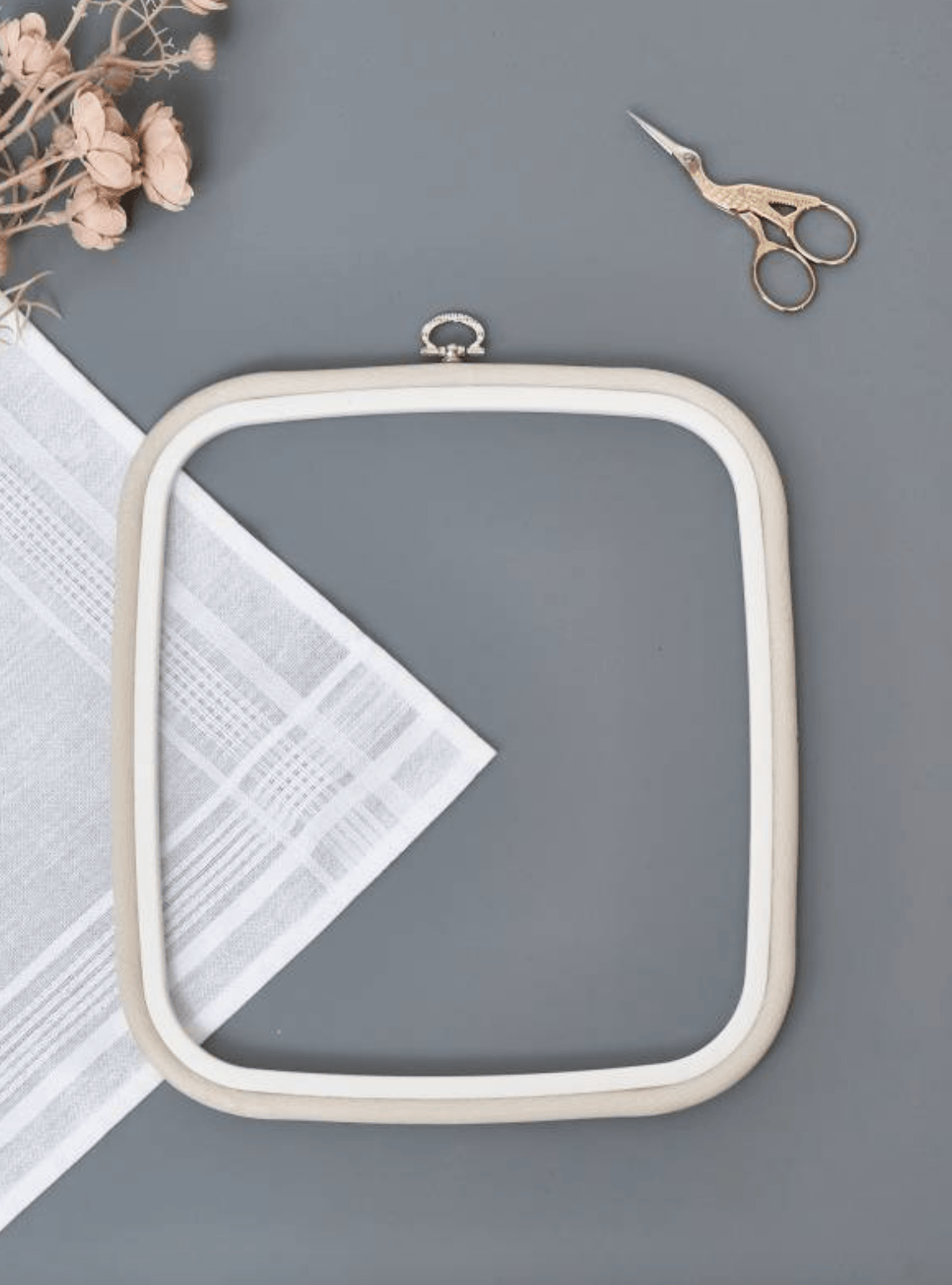 Square Flexi Hoop Nurge 230-13 White - Wizardi