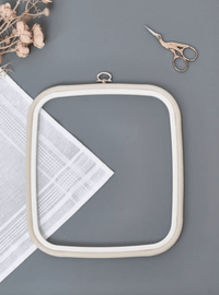 Square Flexi Hoop Nurge 230-13 White - Wizardi