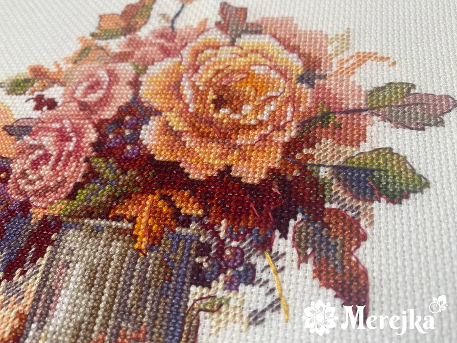 Still Life with Pumpkins K-241A Counted Cross-Stitch Kit - Wizardi