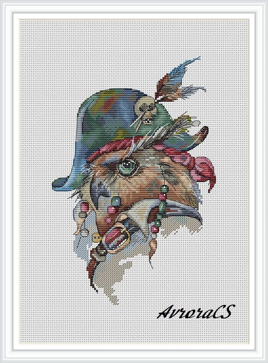 Storm Of The Seas - PDF Cross Stitch Pattern - Wizardi