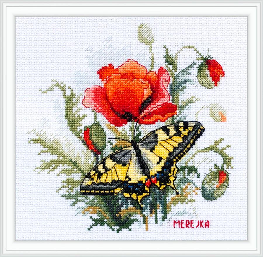 Summer Meadow K-206 Counted Cross-Stitch Kit - Wizardi