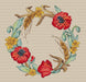 Summer wreath - PDF Cross Stitch Pattern - Wizardi