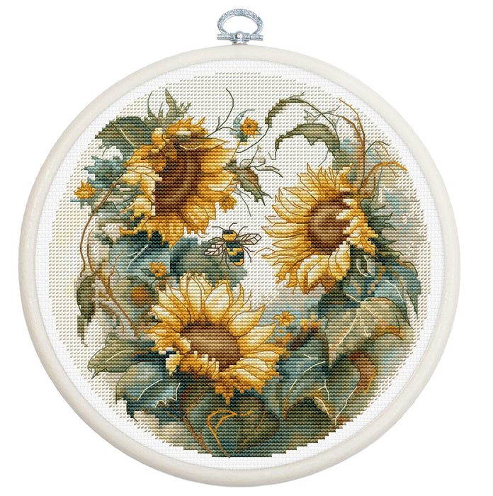 Sunflower BC202L Counted Cross-Stitch Kit - Wizardi