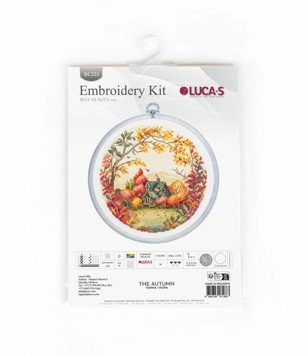 The Autumn BC221L Counted Cross-Stitch Kit - Wizardi