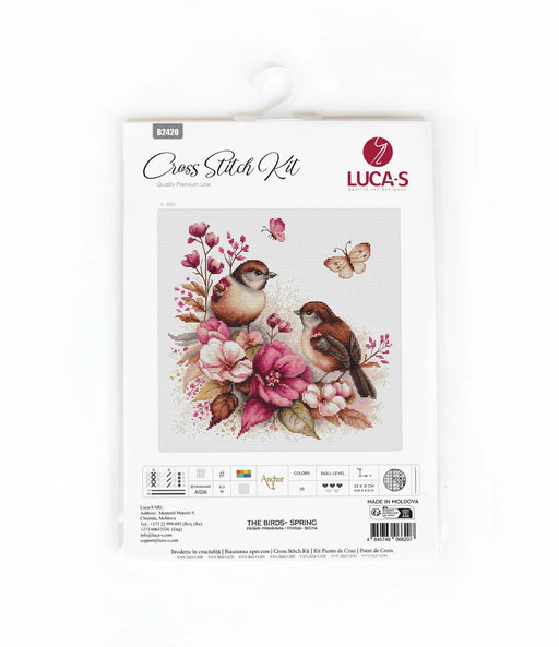 The Birds- Spring B2420l Counted Cross-Stitch Kit - Wizardi