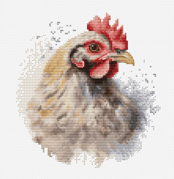 The Chicken BC216L Counted Cross-Stitch Kit - Wizardi