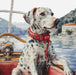 The Dalmatian on Lake Como BU5039L Counted Cross-Stitch Kit - Wizardi