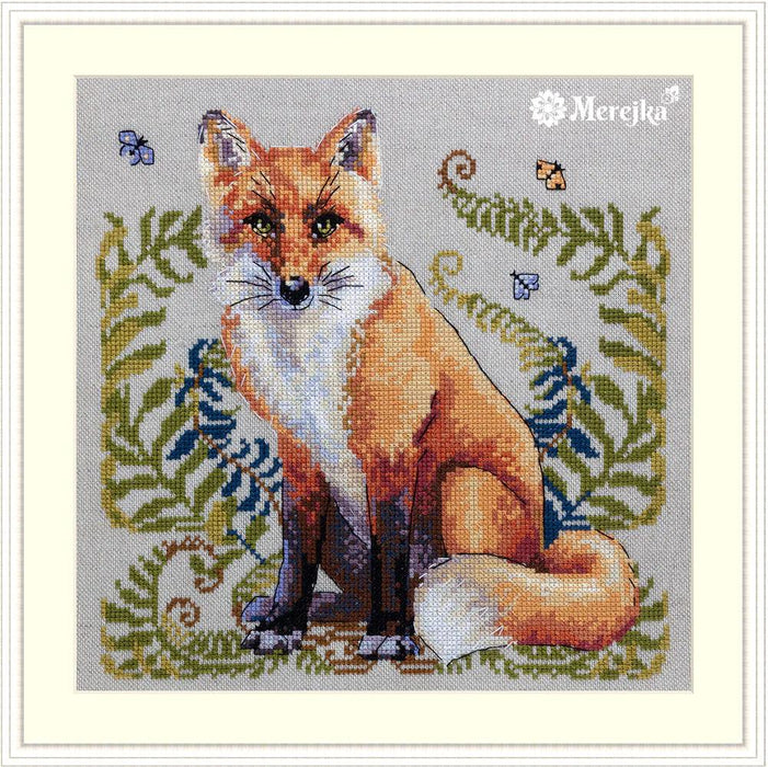 The Fox K-144A Counted Cross-Stitch Kit - Wizardi