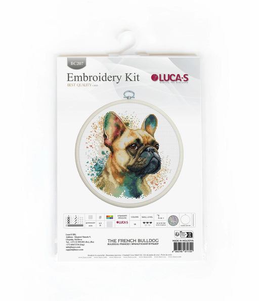 The French Bulldog BC207l Counted Cross-Stitch Kit - Wizardi