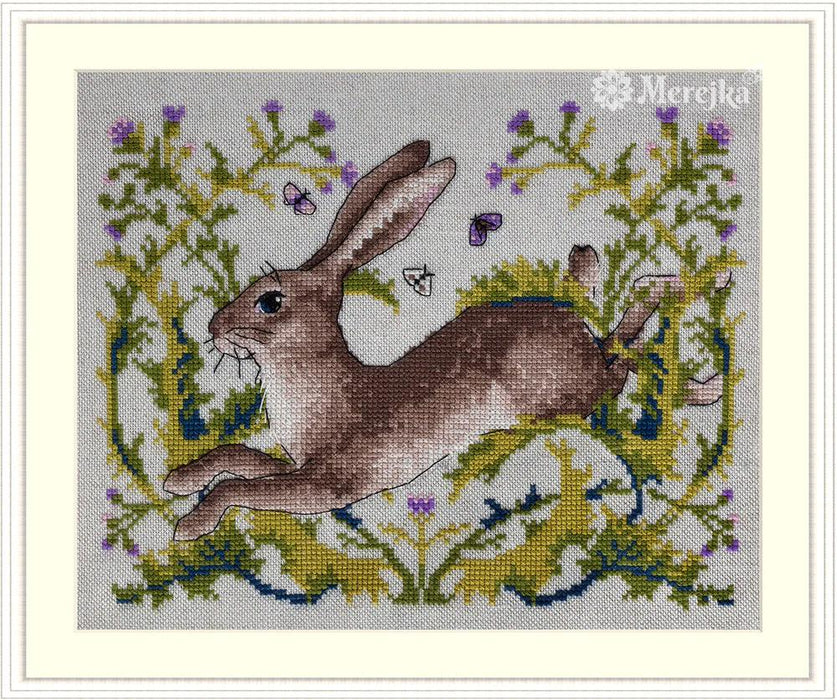 The Hare K-147A Counted Cross-Stitch Kit - Wizardi