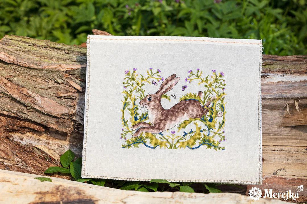 The Hare K-147A Counted Cross-Stitch Kit - Wizardi