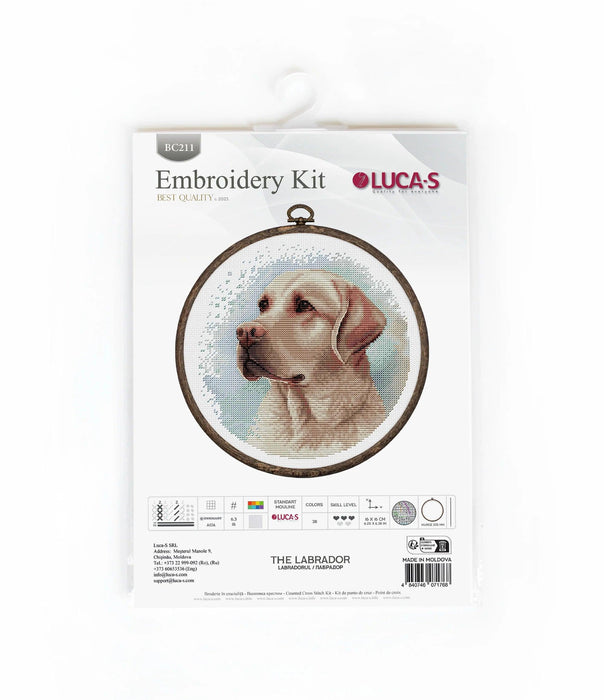 The Labrador BC211l Counted Cross-Stitch Kit - Wizardi