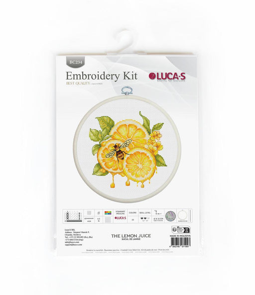 The Lemon Juice BC234L Counted Cross-Stitch Kit - Wizardi