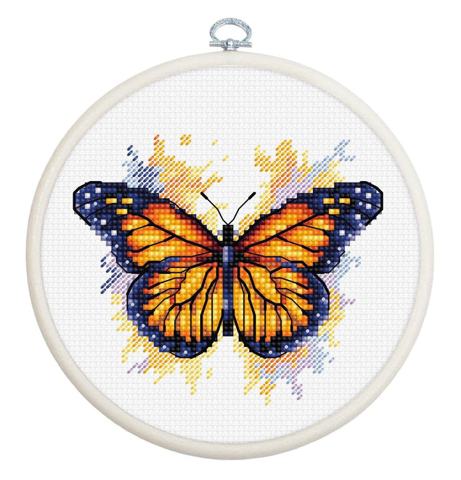 The Monarch Butterfly BC102L Counted Cross-Stitch Kit - Wizardi