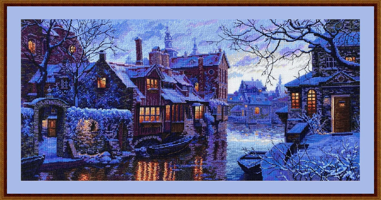 The Venice of the North K-211 Counted Cross-Stitch Kit - Wizardi