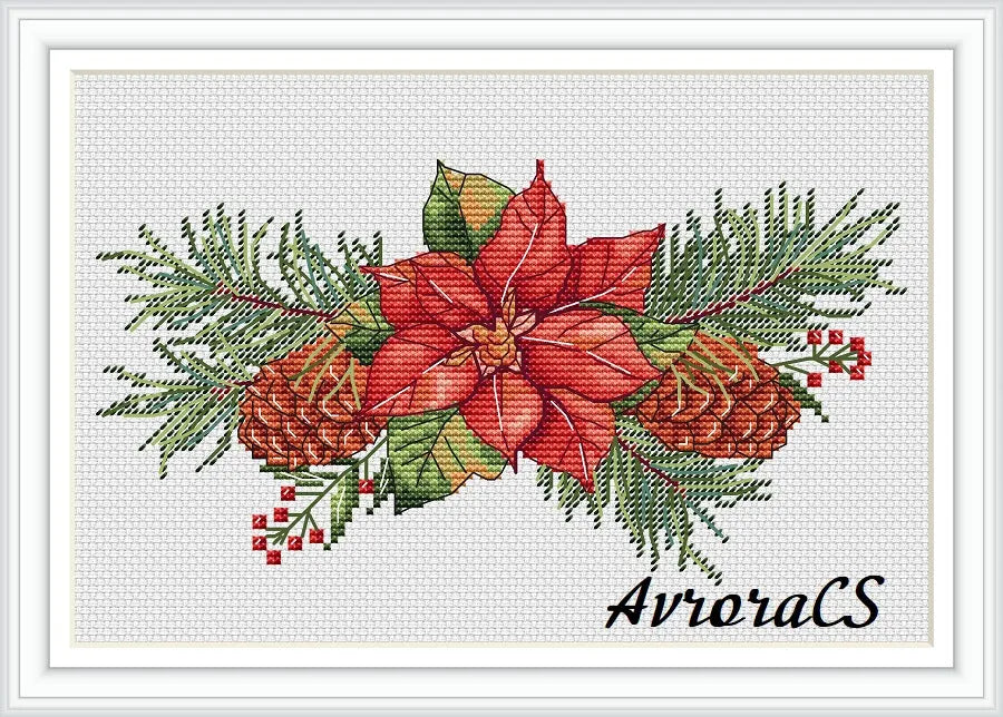 Christmas Star - PDF Cross Stitch Pattern