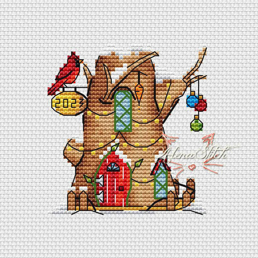 Tree - PDF Cross Stitch Pattern - Wizardi