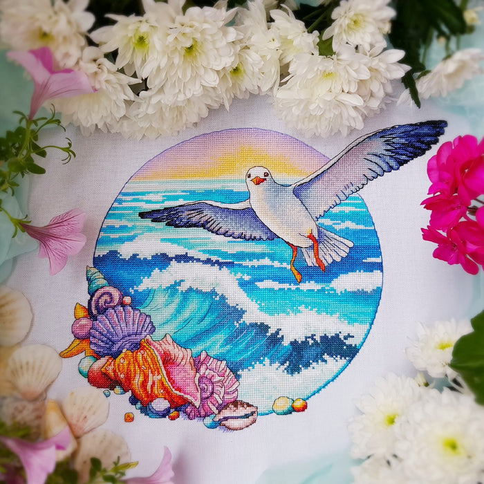 Sea Gull - PDF Cross Stitch Pattern