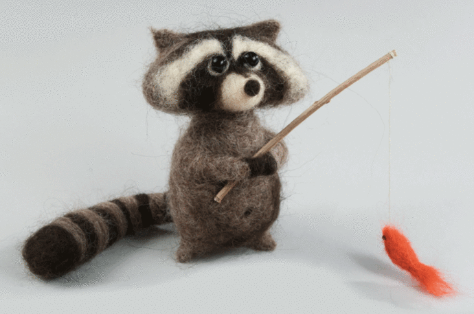 Felting kit V-133C ''Racoon''