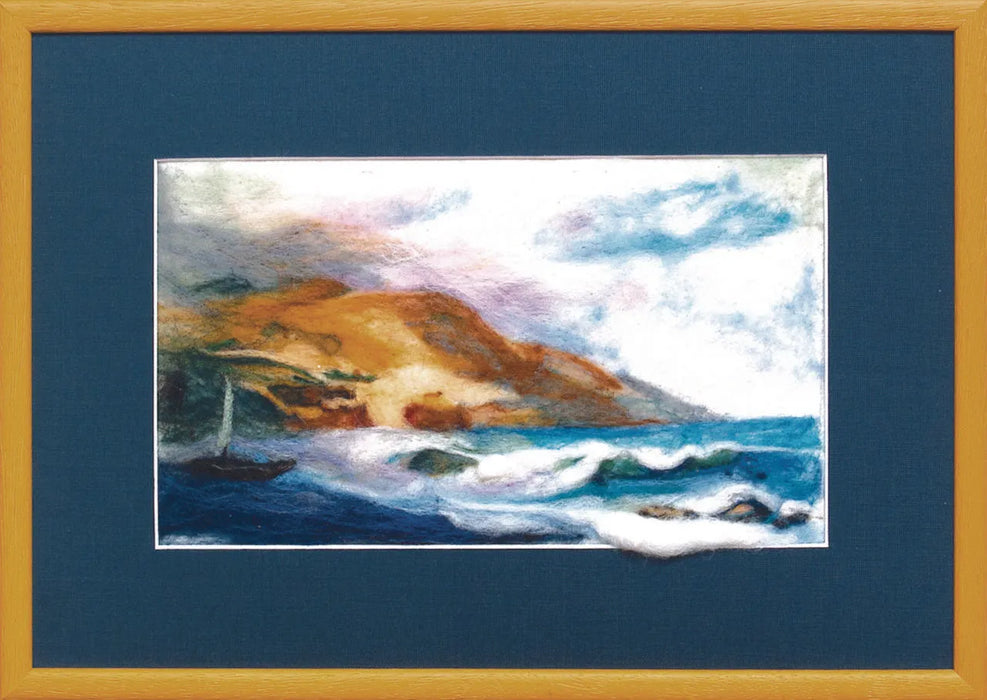 Felting kit V-65C ''Sea landscape''