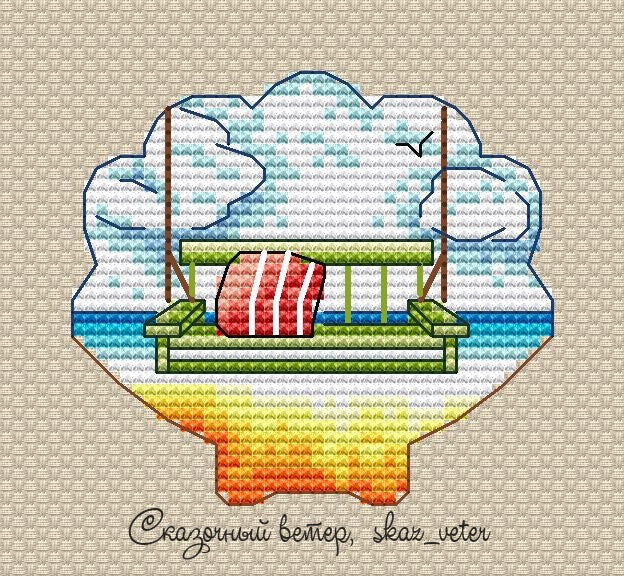 Seaside Dreams - PDF Cross Stitch Pattern