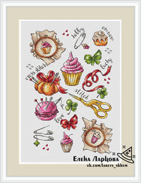 Handicraft Sweets - PDF Cross Stitch Pattern