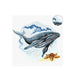 Whale 8902 Counted Cross-Stitch Kit - Wizardi