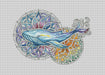 Whale - PDF Cross Stitch Pattern - Wizardi