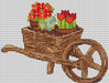 Wheelbarrow - PDF Free Cross Stitch Pattern - Wizardi