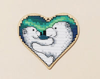 White Bears - PDF Cross Stitch Pattern - Wizardi