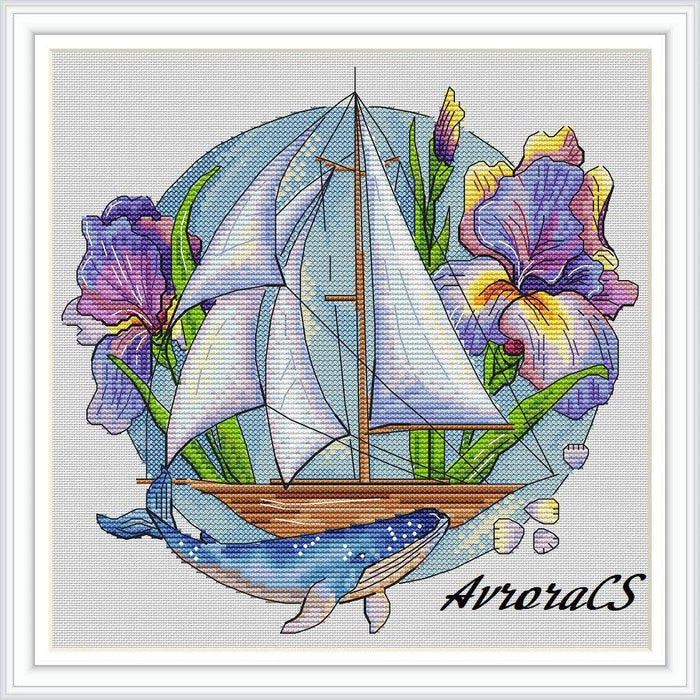 Wind Of Hope - PDF Cross Stitch Pattern - Wizardi