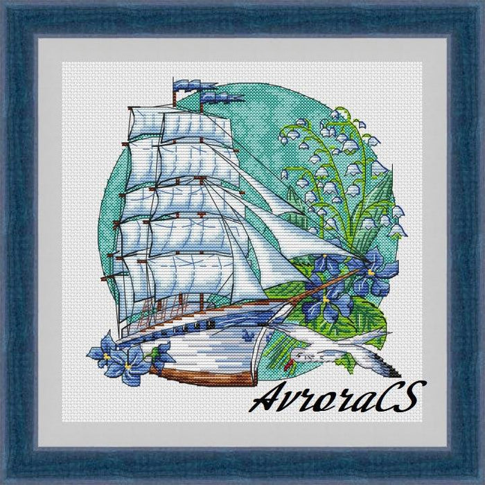 Wind Of Tenderness - PDF Cross Stitch Pattern - Wizardi