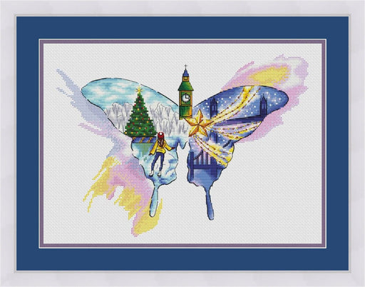 Wings of the World. London - PDF Cross Stitch Pattern - Wizardi