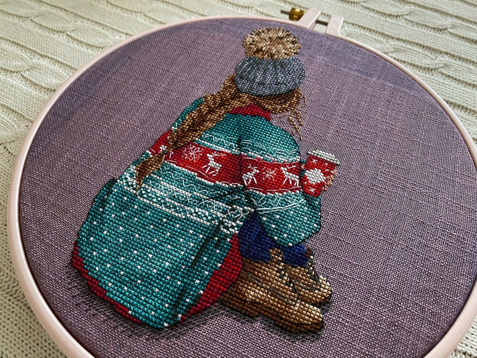 Winter comfort - PDF Cross Stitch Pattern - Wizardi